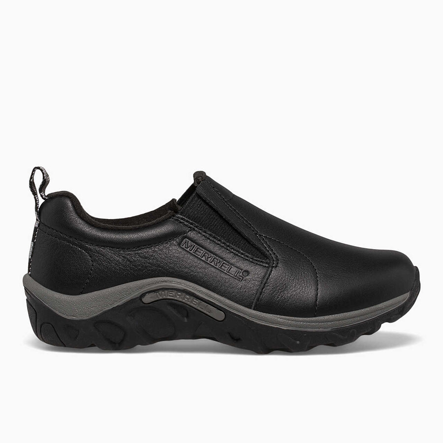 otroški čevlji jungle moc leather - črni