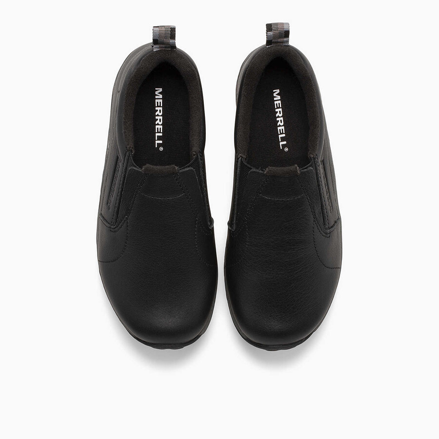 otroški čevlji jungle moc leather - črni