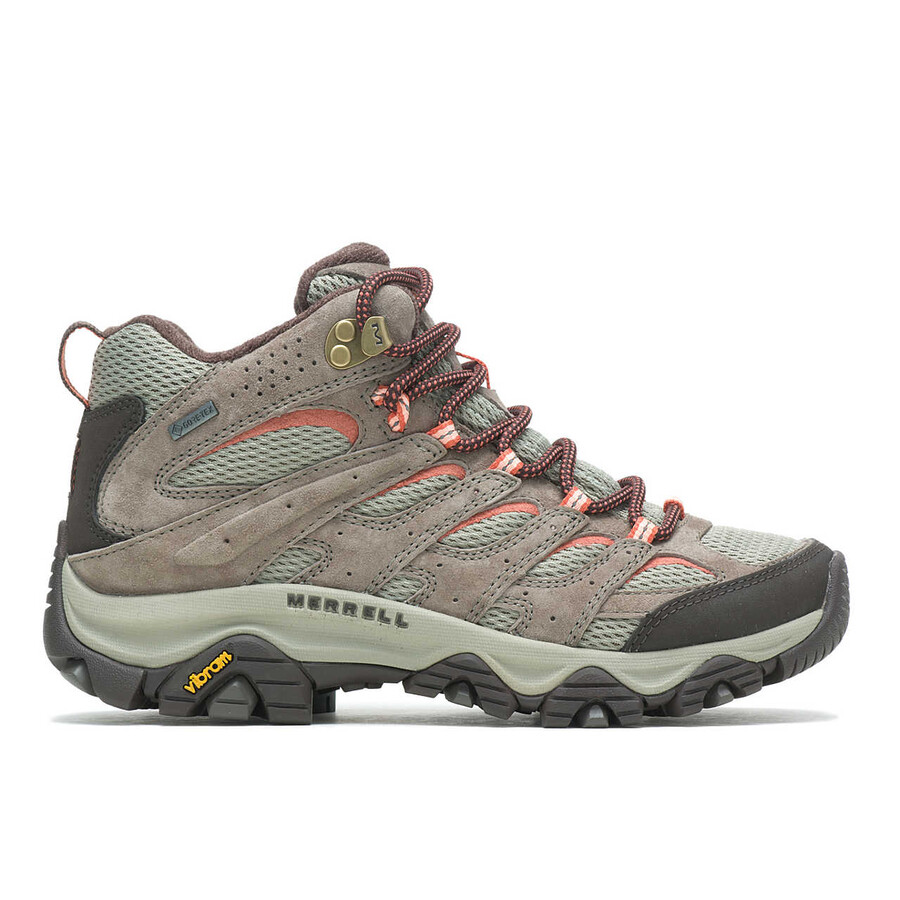 Ženski pohodniški čevlji moab 3 mid gore-tex z elastično vrvico