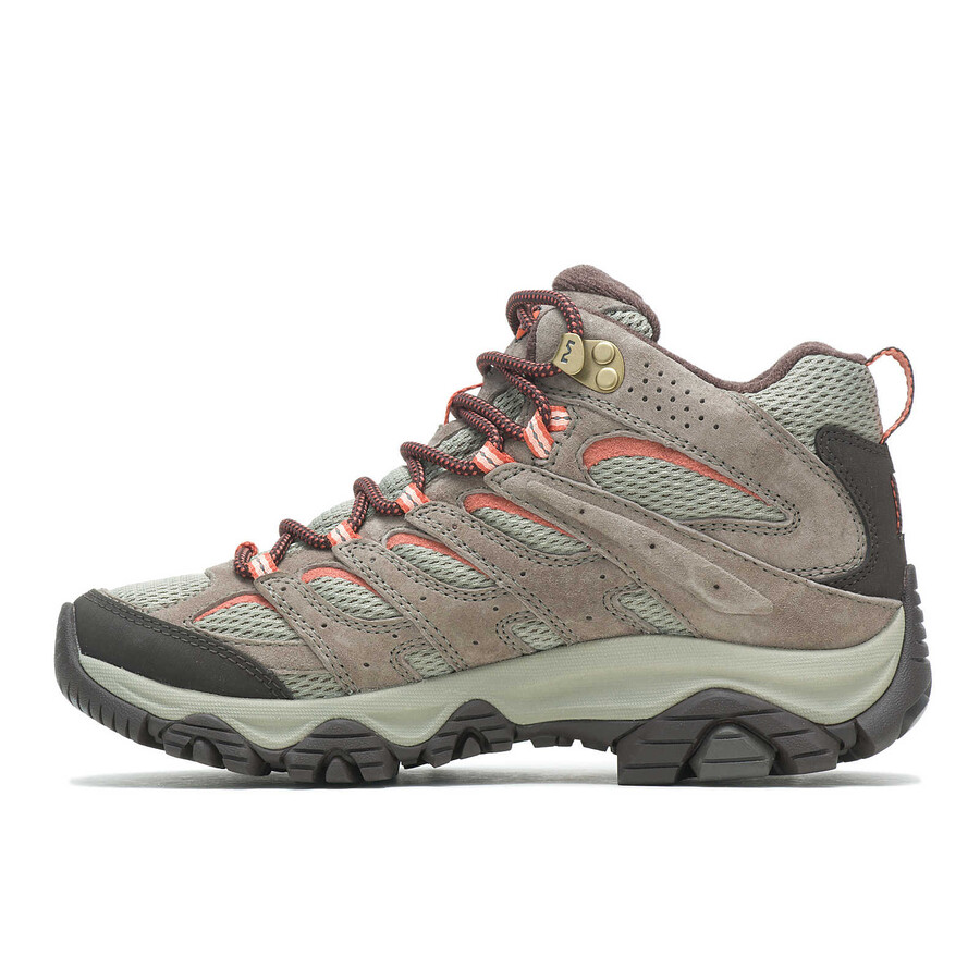 Ženski pohodniški čevlji moab 3 mid gore-tex z elastično vrvico