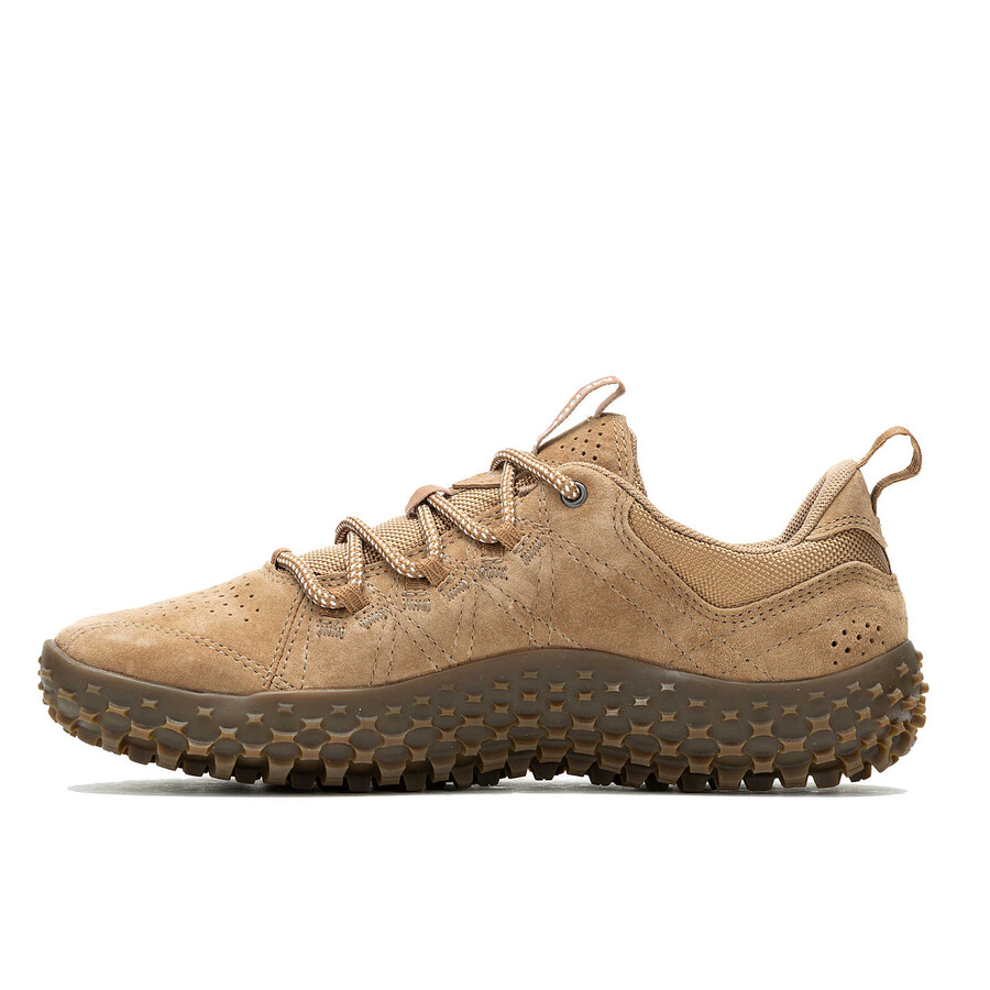 Ženski pohodniški škornji wrapt barefoot barva tobacco
