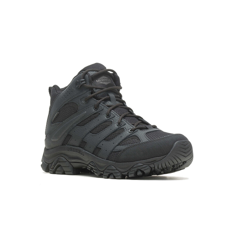 moški - moab 3 mid tactical vodoodporni - škornji črne barve