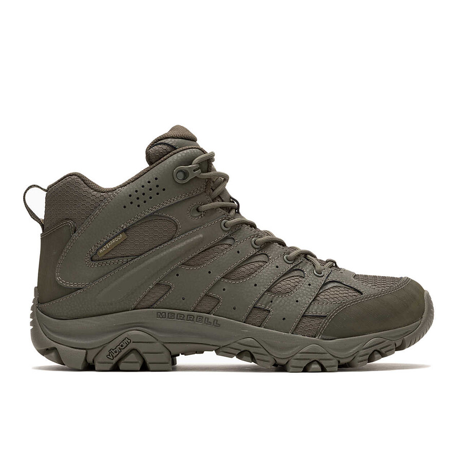 moški - moab 3 mid tactical waterproof - škornji temno olivne barve
