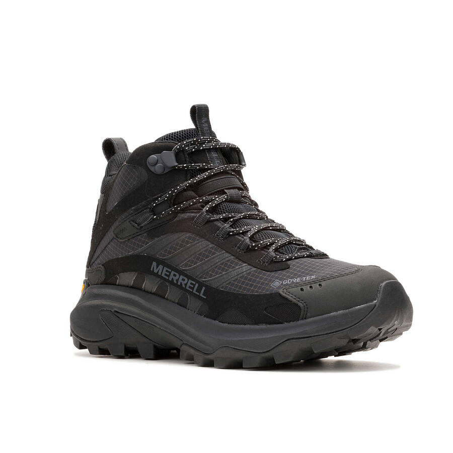 moški - moab speed 2 mid gore-tex široki škornji črne barve