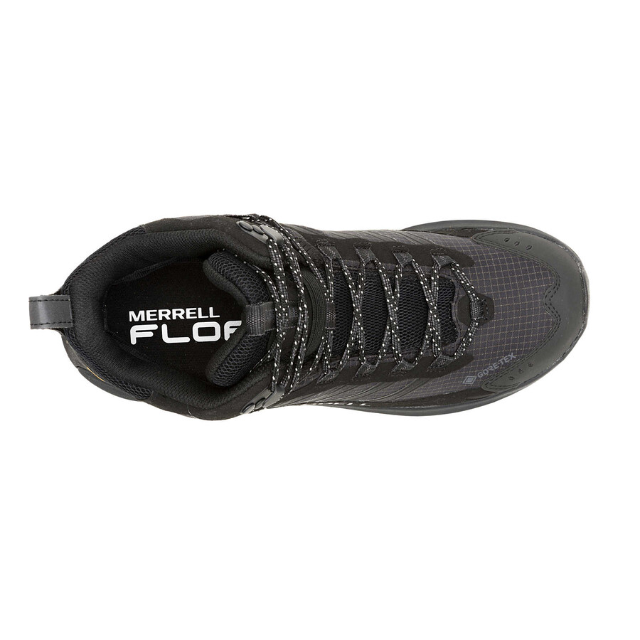 moški - moab speed 2 mid gore-tex široki škornji črne barve