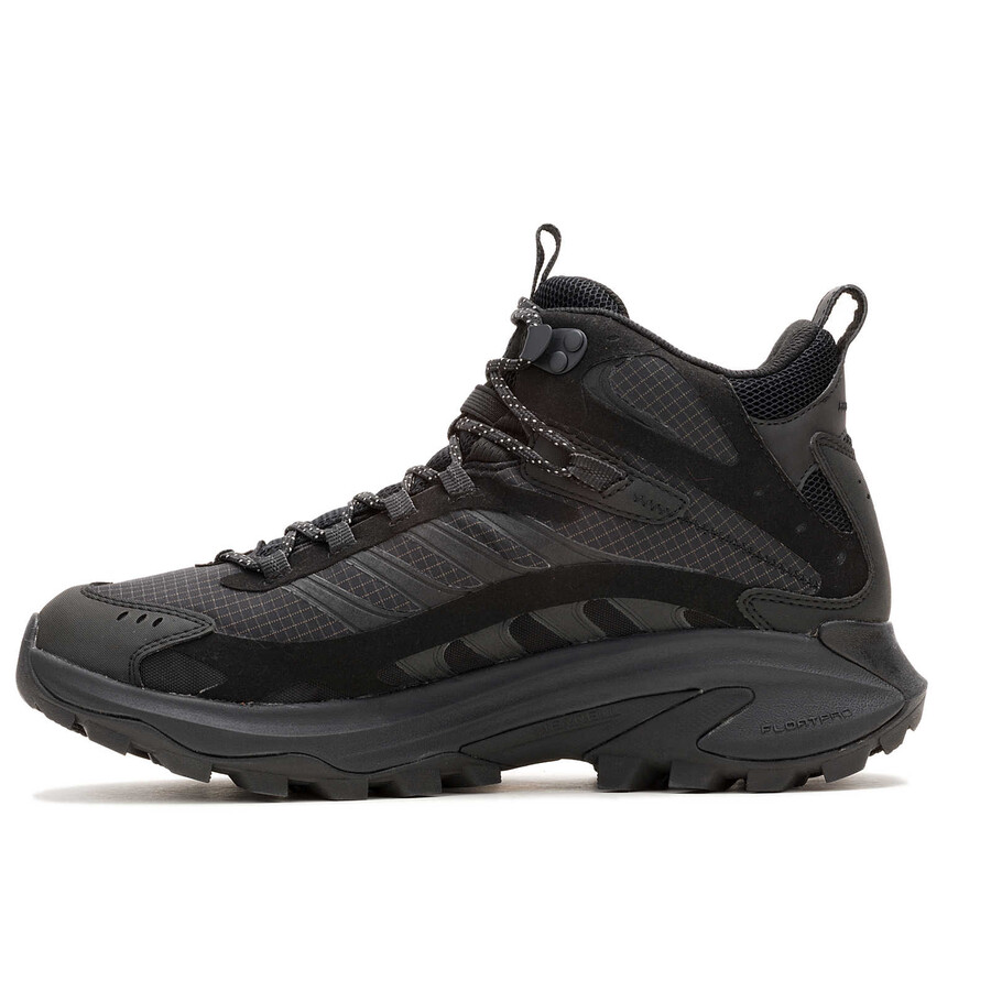 moški - moab speed 2 mid gore-tex široki škornji črne barve