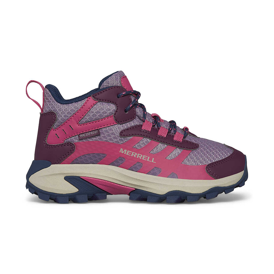 otroški čevlji moab speed 2 mid waterproof - athletics bk berry