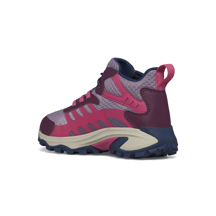 otroški čevlji moab speed 2 mid waterproof - athletics bk berry