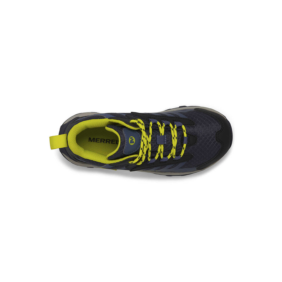 otroški čevlji moab speed 2 mid waterproof - athletics bk navyhigh vis