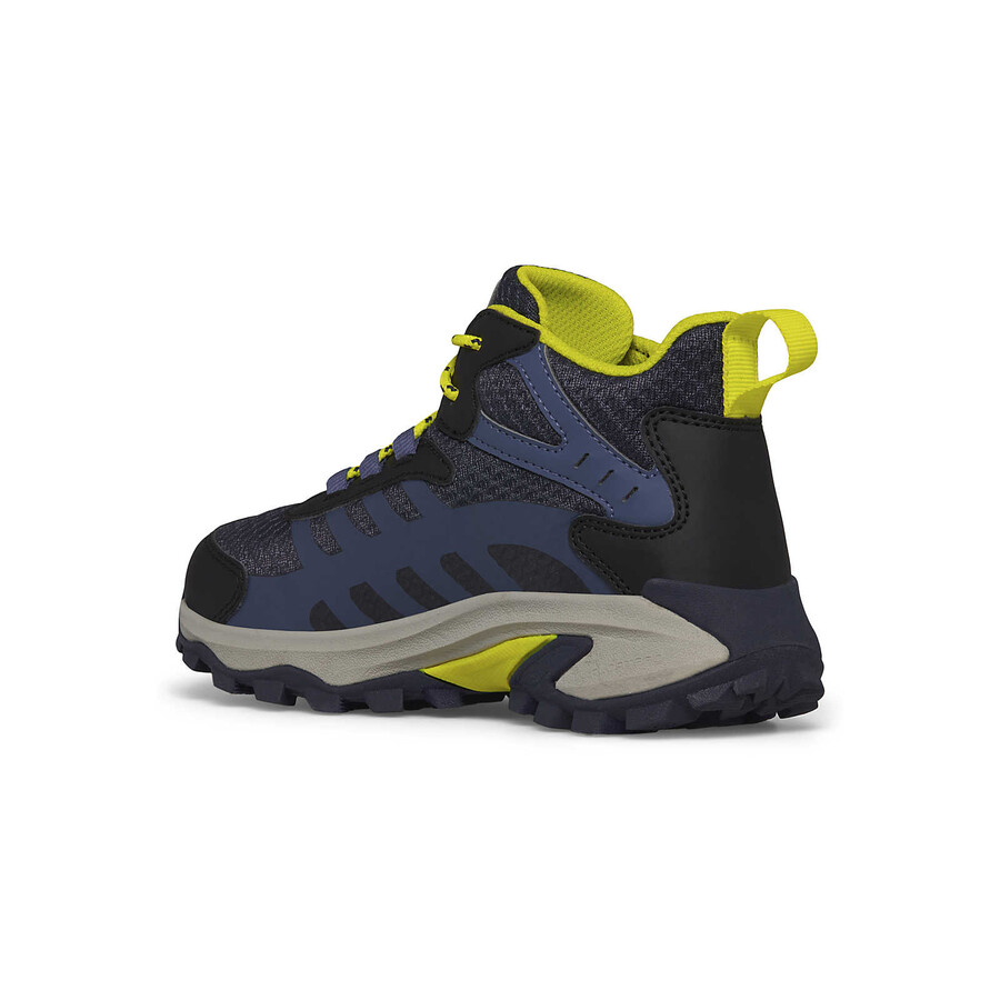 otroški čevlji moab speed 2 mid waterproof - athletics bk navyhigh vis