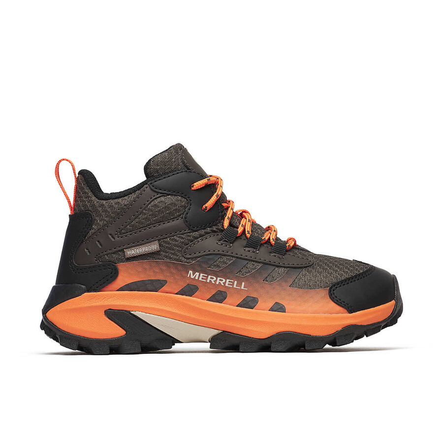 otroški čevlji moab speed 2 mid waterproof - athletics bk dimljenooranžna