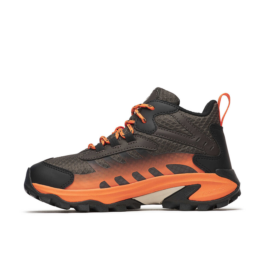 otroški čevlji moab speed 2 mid waterproof - athletics bk dimljenooranžna