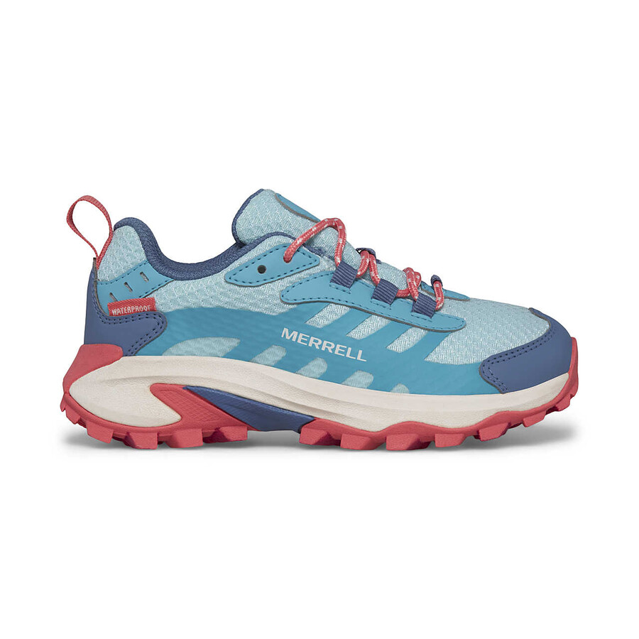 big kid - moab speed 2 low waterproof - čevlji lk turquoisecoral