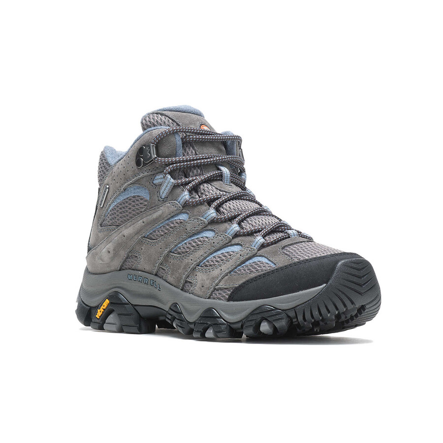 Ženski vodoodporni pohodniški čevlji moab 3 mid granite