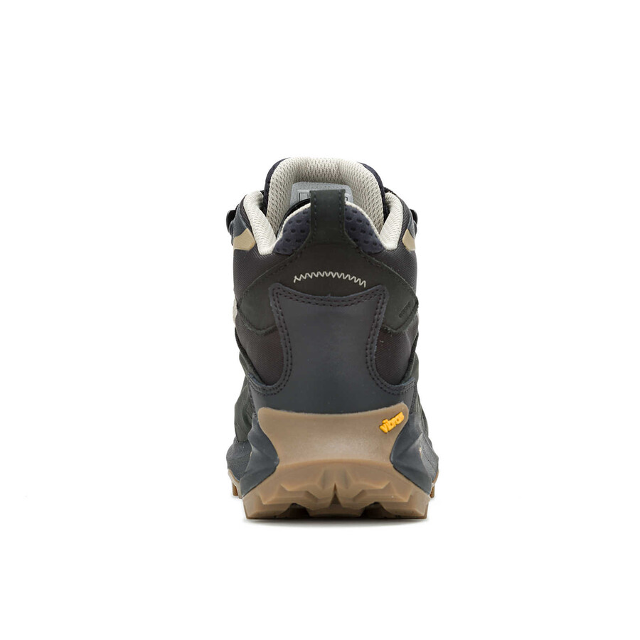 Ženski pohodniški čevlji moab speed 2 leather mid wp črne barve