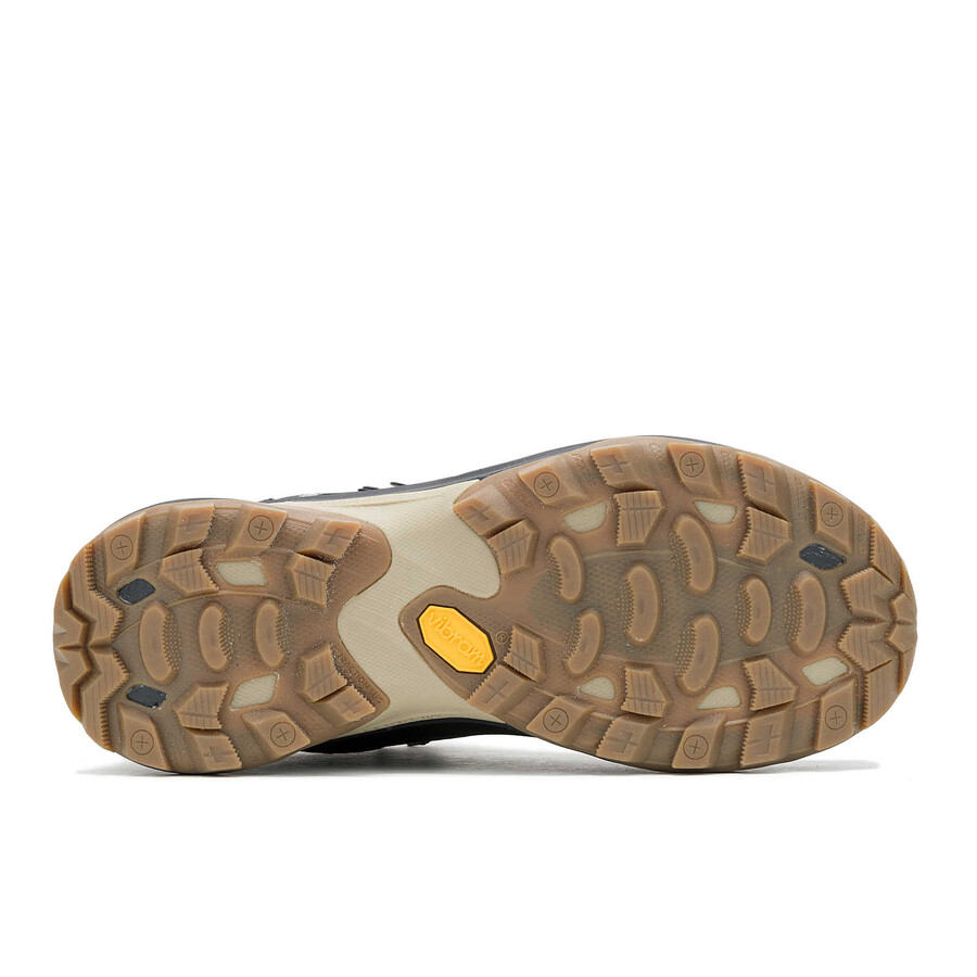 Ženski pohodniški čevlji moab speed 2 leather mid wp črne barve