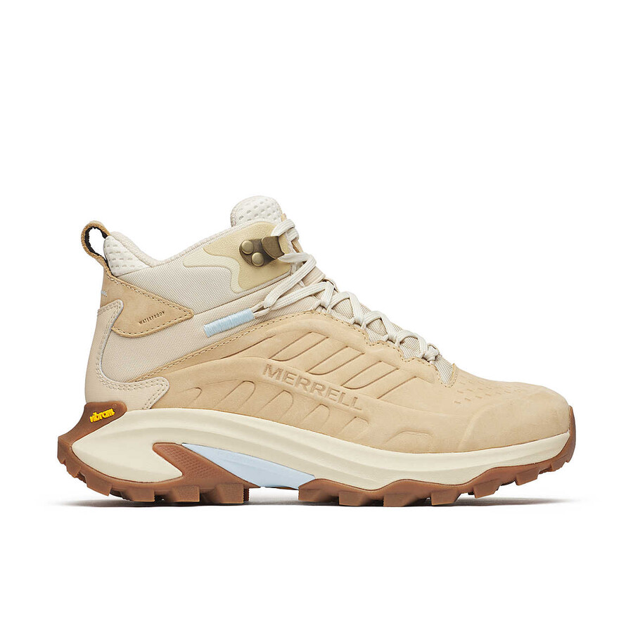 Ženski pohodniški čevlji moab speed 2 leather mid wp latte