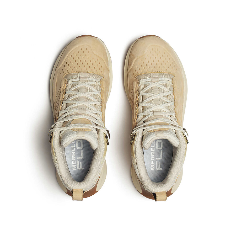 Ženski pohodniški čevlji moab speed 2 leather mid wp latte