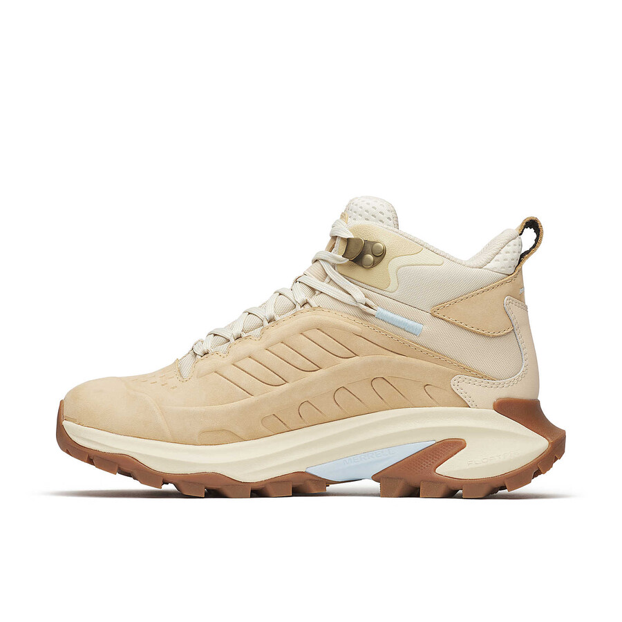 Ženski pohodniški čevlji moab speed 2 leather mid wp latte