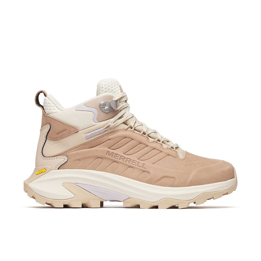 Ženski pohodniški čevlji moab speed 2 leather mid wp barva lešnika
