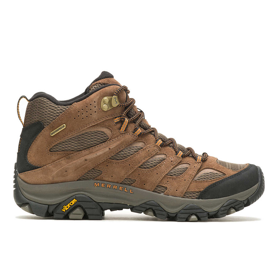 moški - moab 3 mid waterproof wide width - Škornji earth