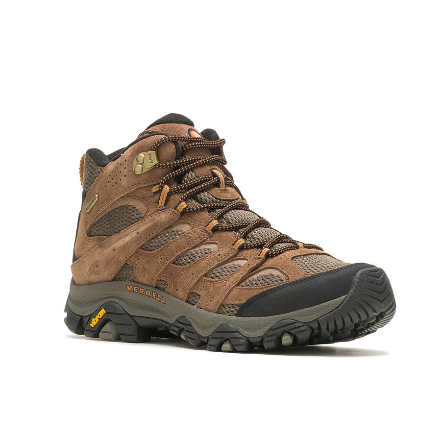 moški - moab 3 mid waterproof wide width - Škornji earth