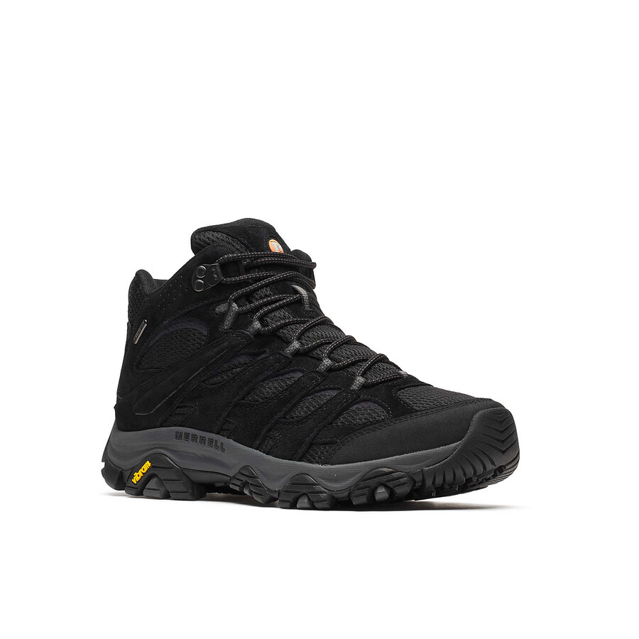 moški - moab 3 mid waterproof wide width - Škornji black night