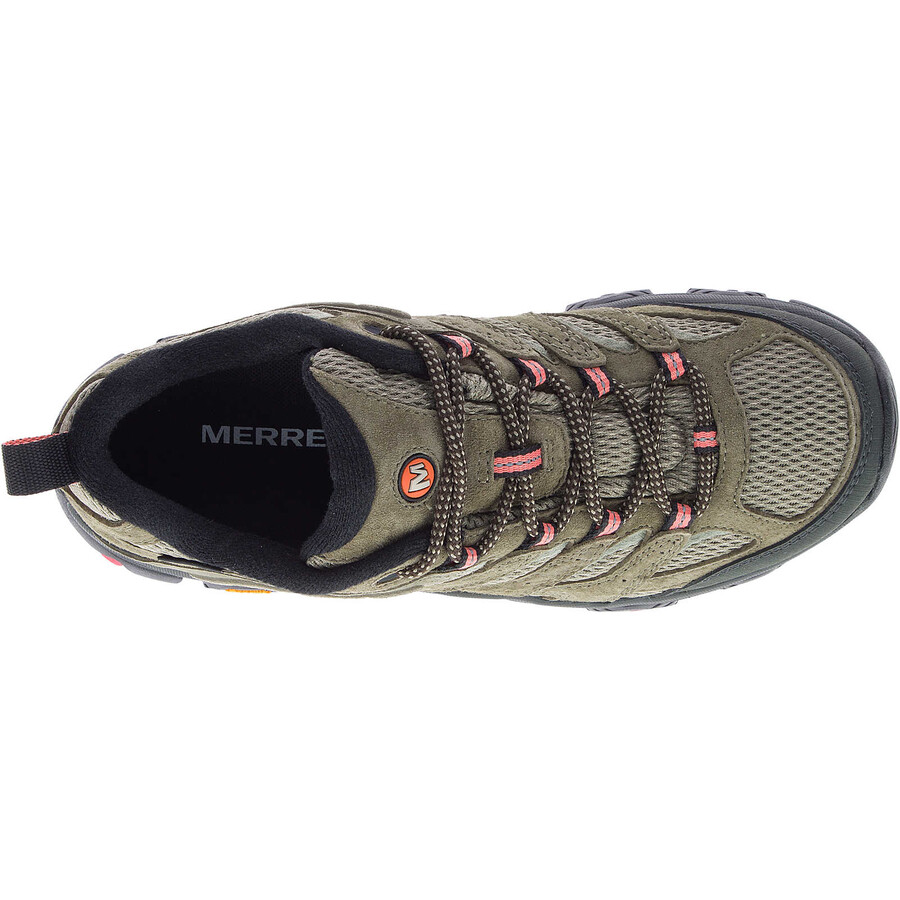 Ženski pohodniški čevlji moab 3 gore-tex olivno rjavi
