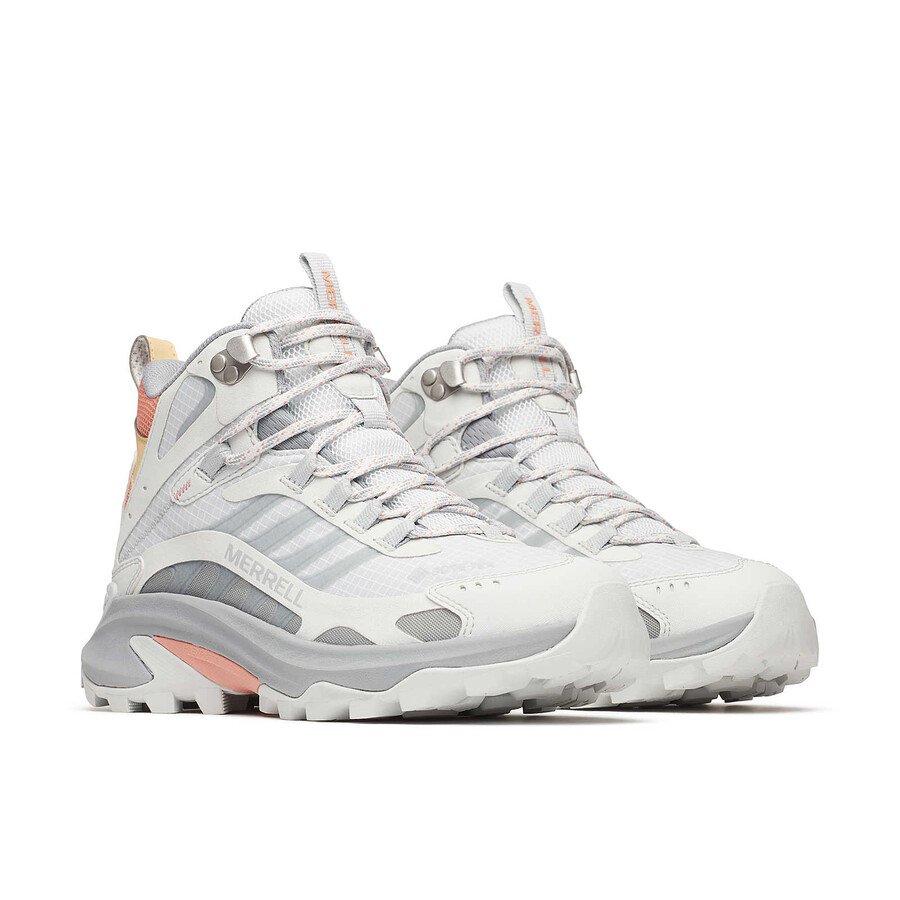 Ženski pohodniški čevlji moab speed 2 mid gore-tex sivi