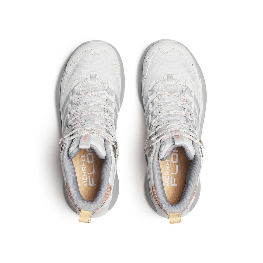 Ženski pohodniški čevlji moab speed 2 mid gore-tex sivi