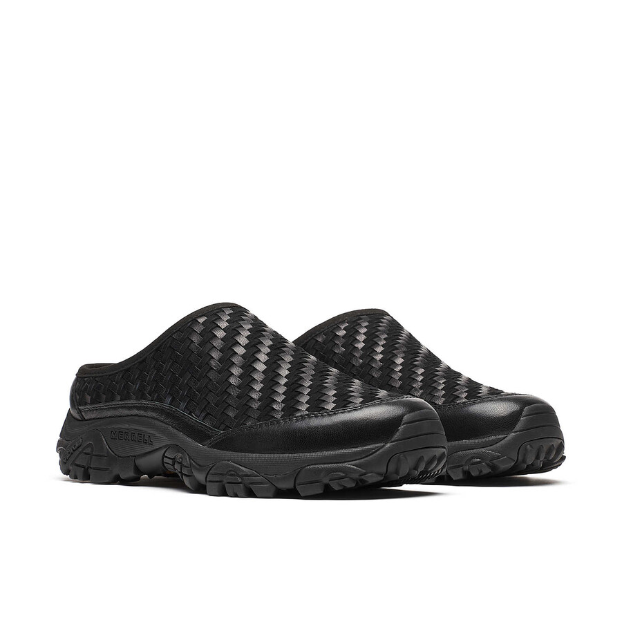 unisex moab 2 slide usnjeni tkani 1trl casual slip-on čevlji črne barve