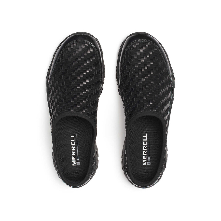 unisex moab 2 slide usnjeni tkani 1trl casual slip-on čevlji črne barve