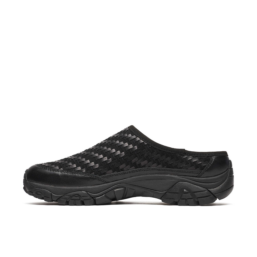unisex moab 2 slide usnjeni tkani 1trl casual slip-on čevlji črne barve