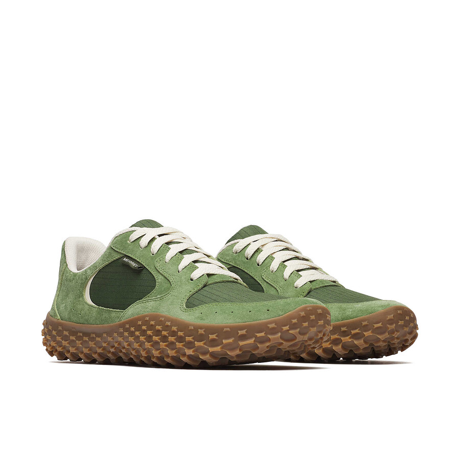 moški oviti športni čevlji sneaker temno bršljanove barve