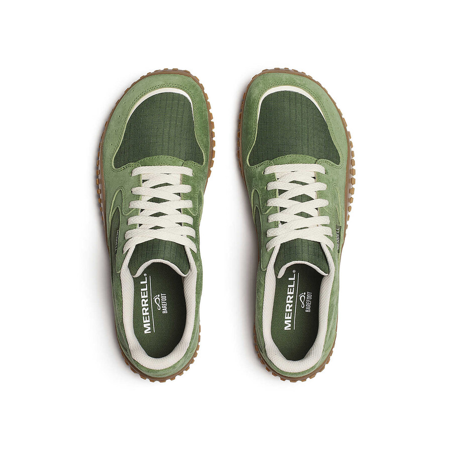 moški oviti športni čevlji sneaker temno bršljanove barve