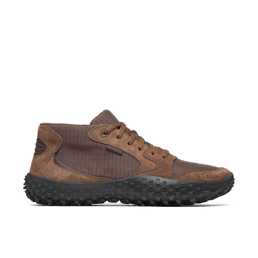 moški - wrapt sneaker mid waterproof - škornji coffee
