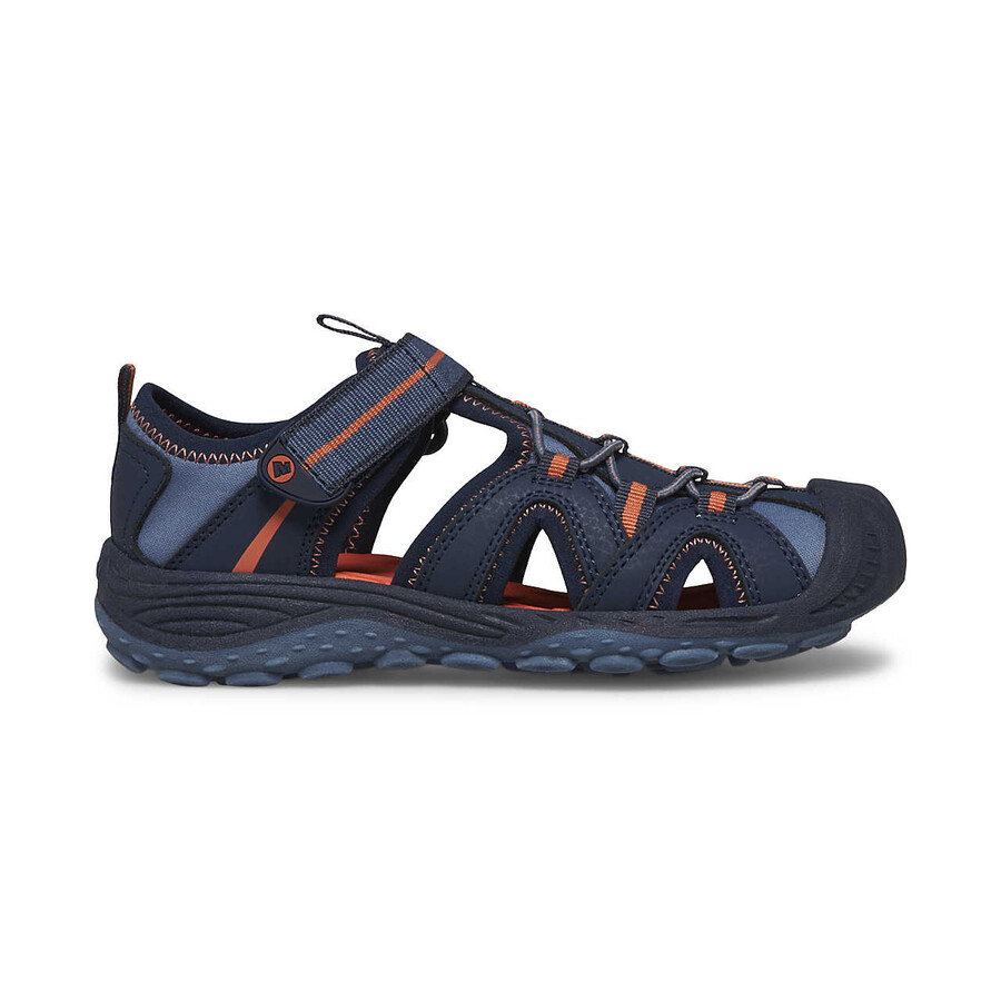 big kid - hydro 2 sandal - vodni čevlji mornarsko modrioranžni