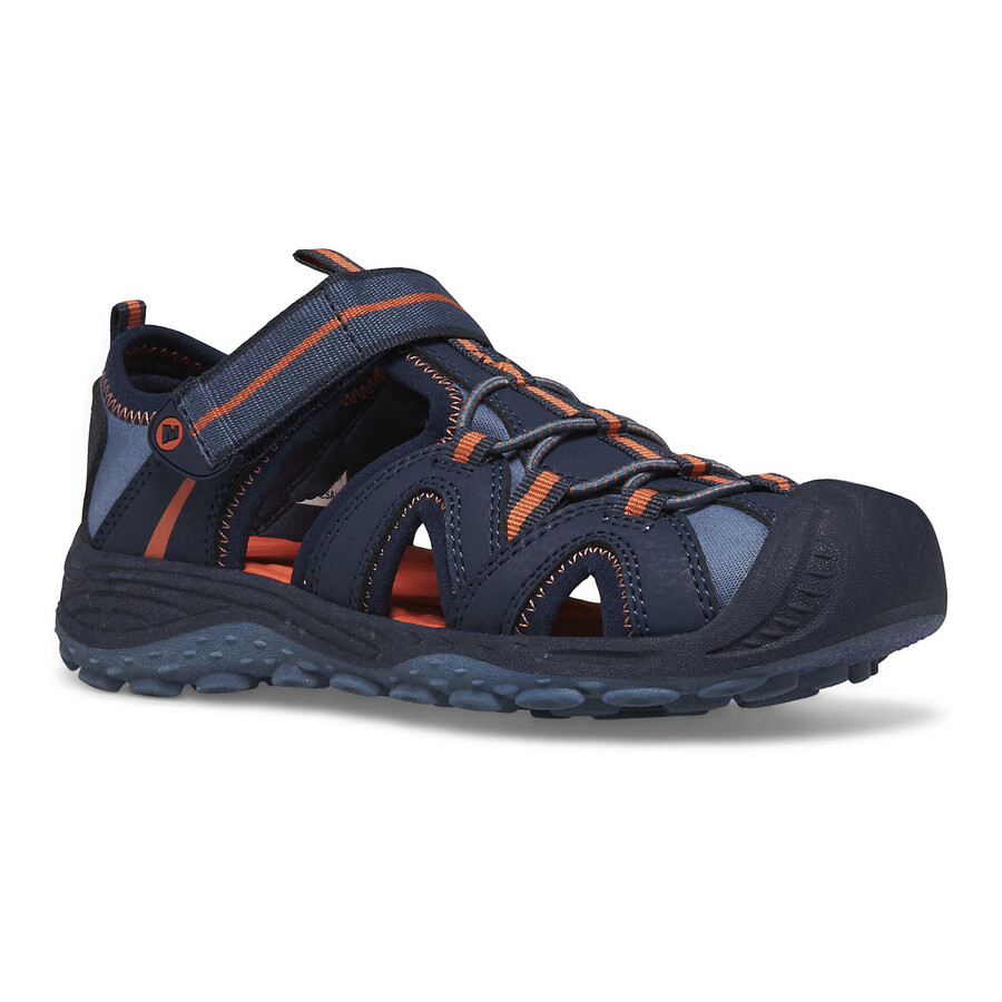 big kid - hydro 2 sandal - vodni čevlji mornarsko modrioranžni