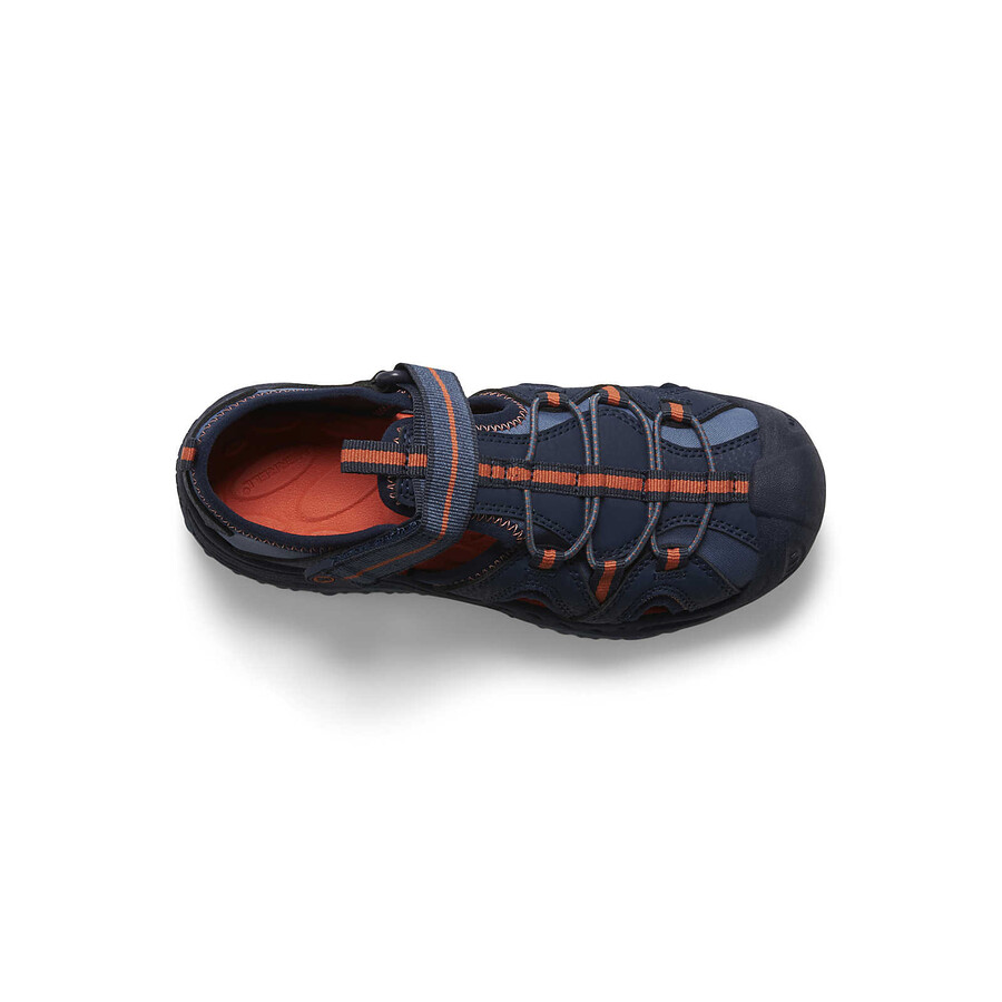 big kid - hydro 2 sandal - vodni čevlji mornarsko modrioranžni