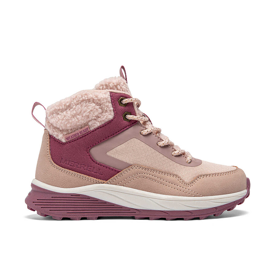 big kid - snova mid - Škornji bk dusty pink