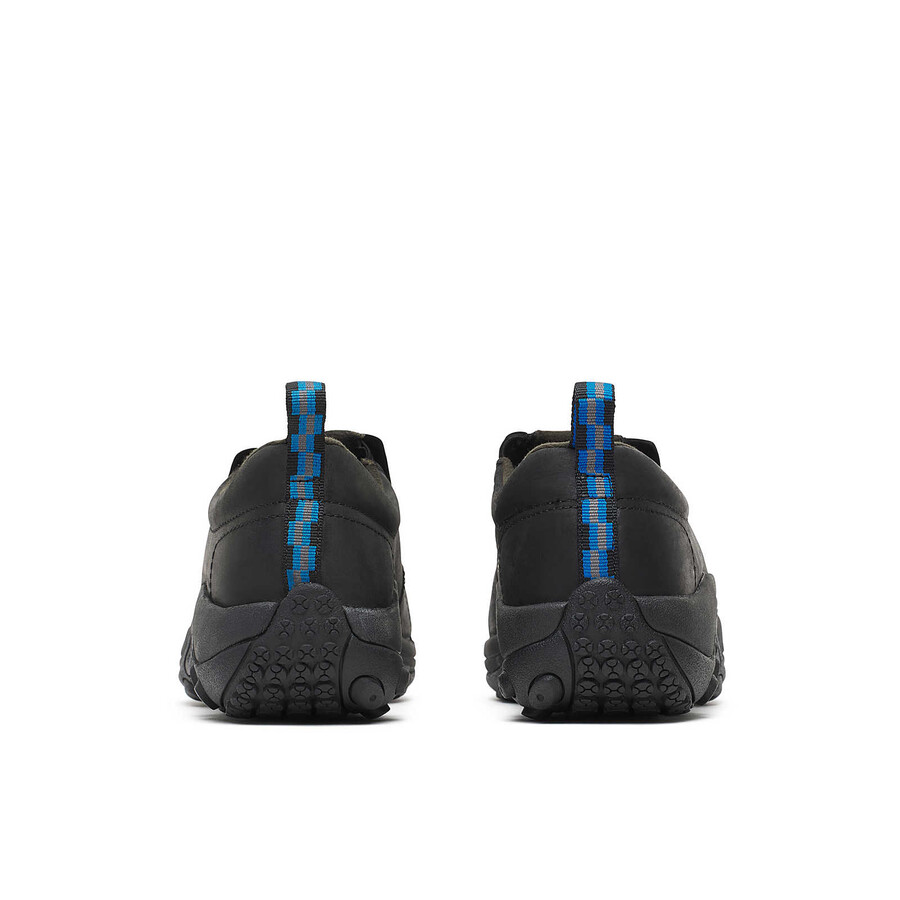 moški usnjeni čevlji jungle moc comp toe črne barve