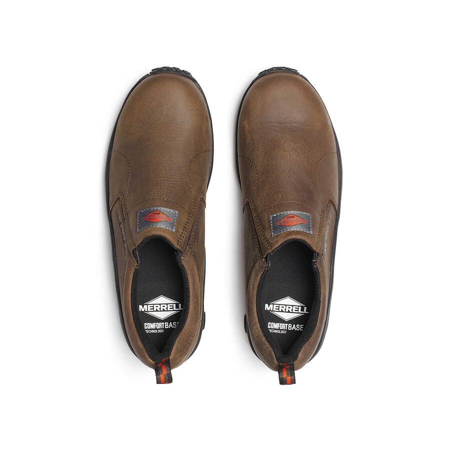 moški delovni čevlji jungle moc leather comp toe wide espresso