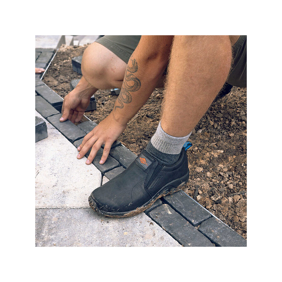 moški delovni čevlji jungle moc leather sr široke širine merrell us espresso