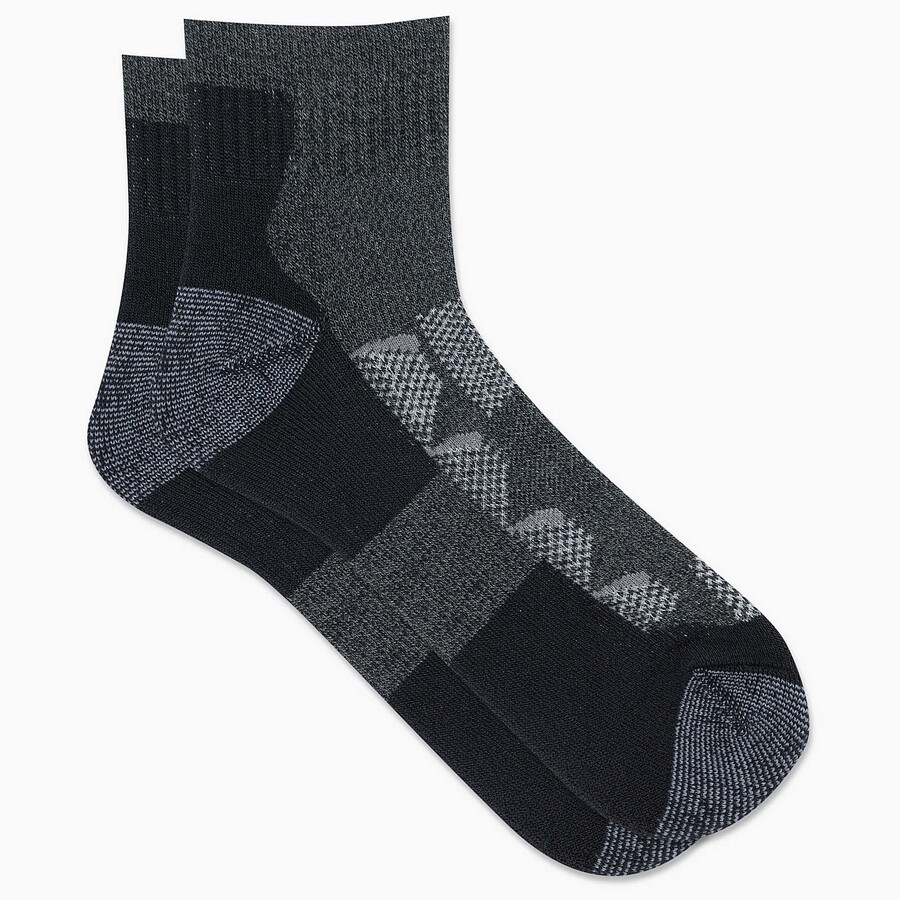 moab hiking quarter sock - nogavice oglene barve