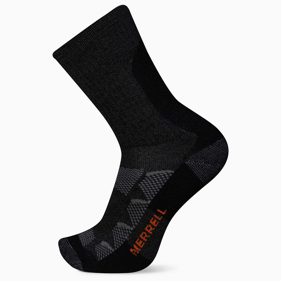 nogavice moab hiker crew - ogljeno rjave