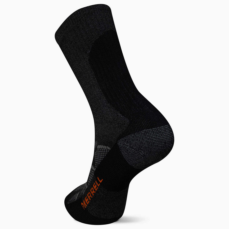 nogavice moab hiker crew - ogljeno rjave