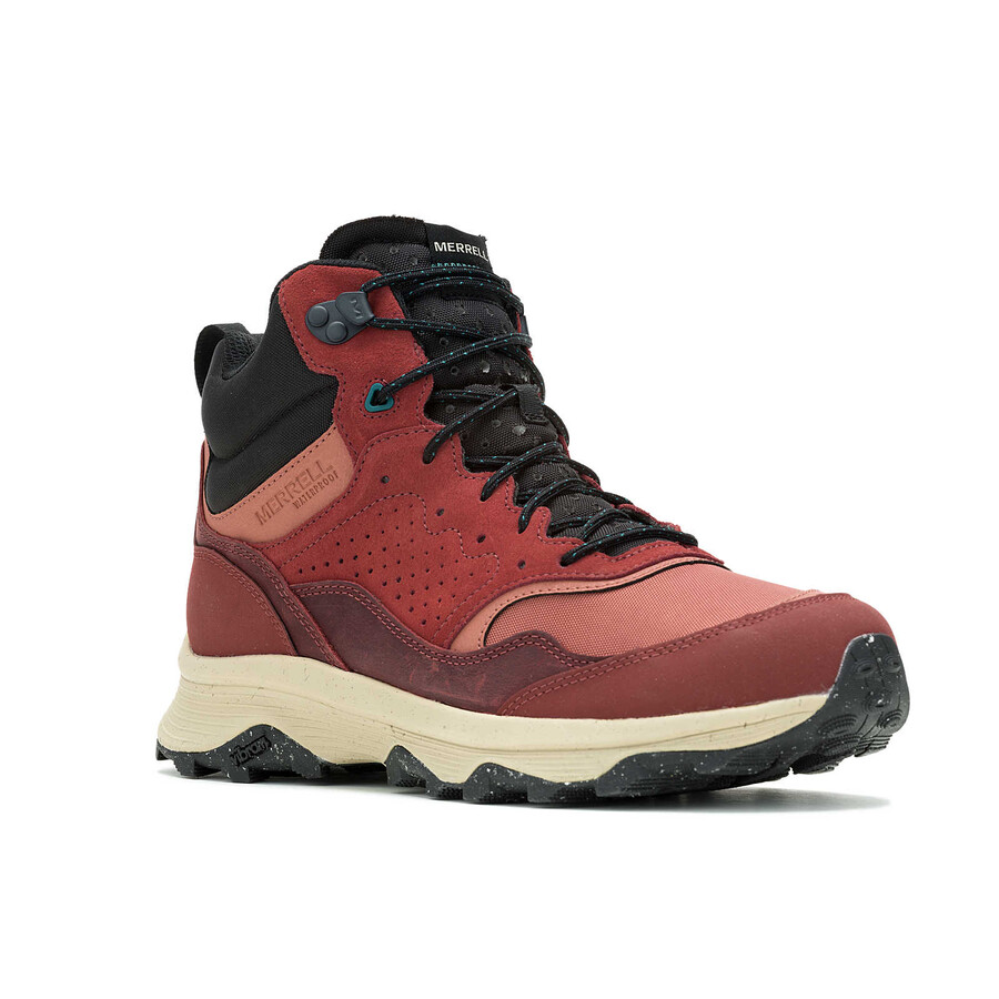 moški - speed solo mid waterproof - Škornji red oxide
