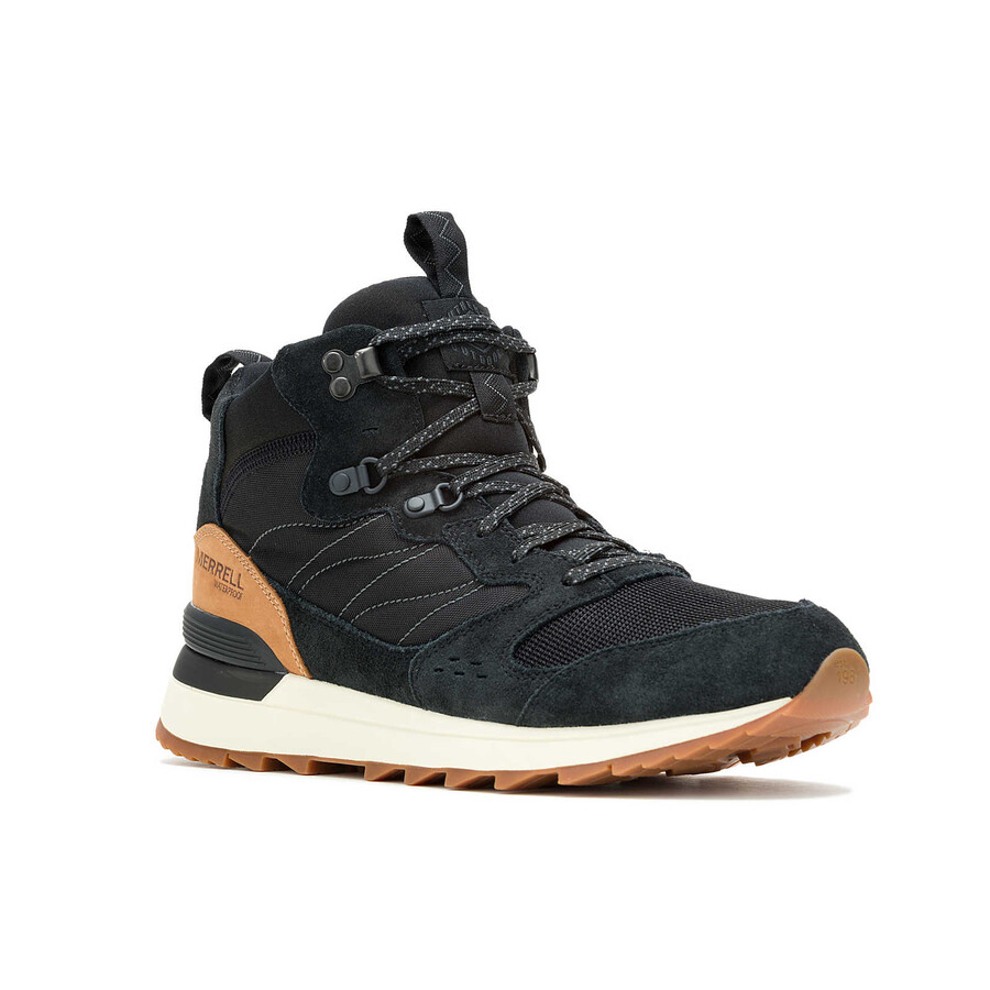 moški - alpine 83 sneaker recraft mid vodoodporni črni