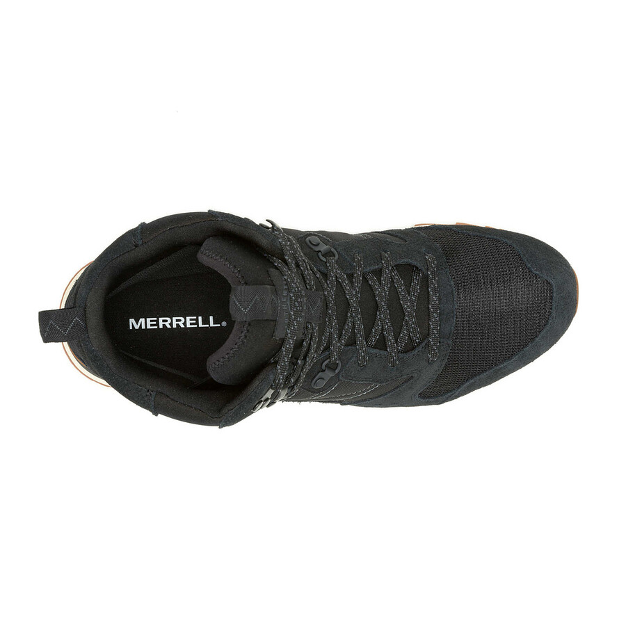moški - alpine 83 sneaker recraft mid vodoodporni črni