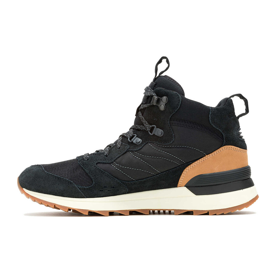 moški - alpine 83 sneaker recraft mid vodoodporni črni